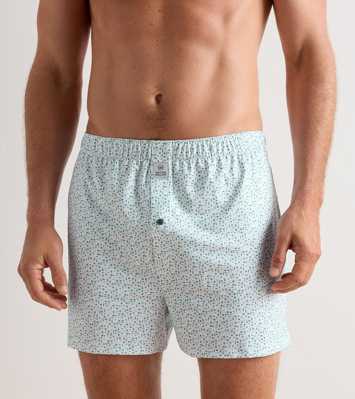 Peter Millar Cheers Performance Boxer Short: White
