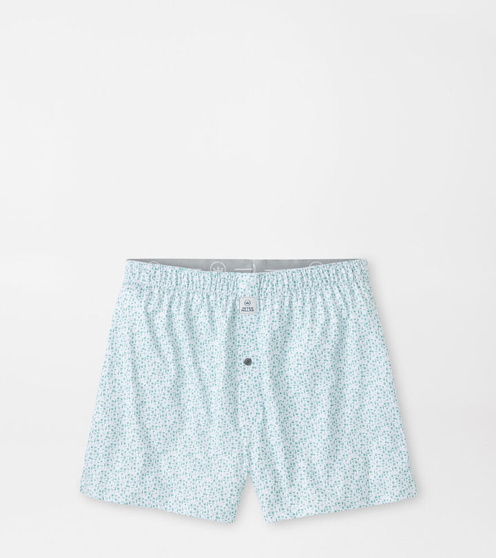 Peter Millar Cheers Performance Boxer Short: White