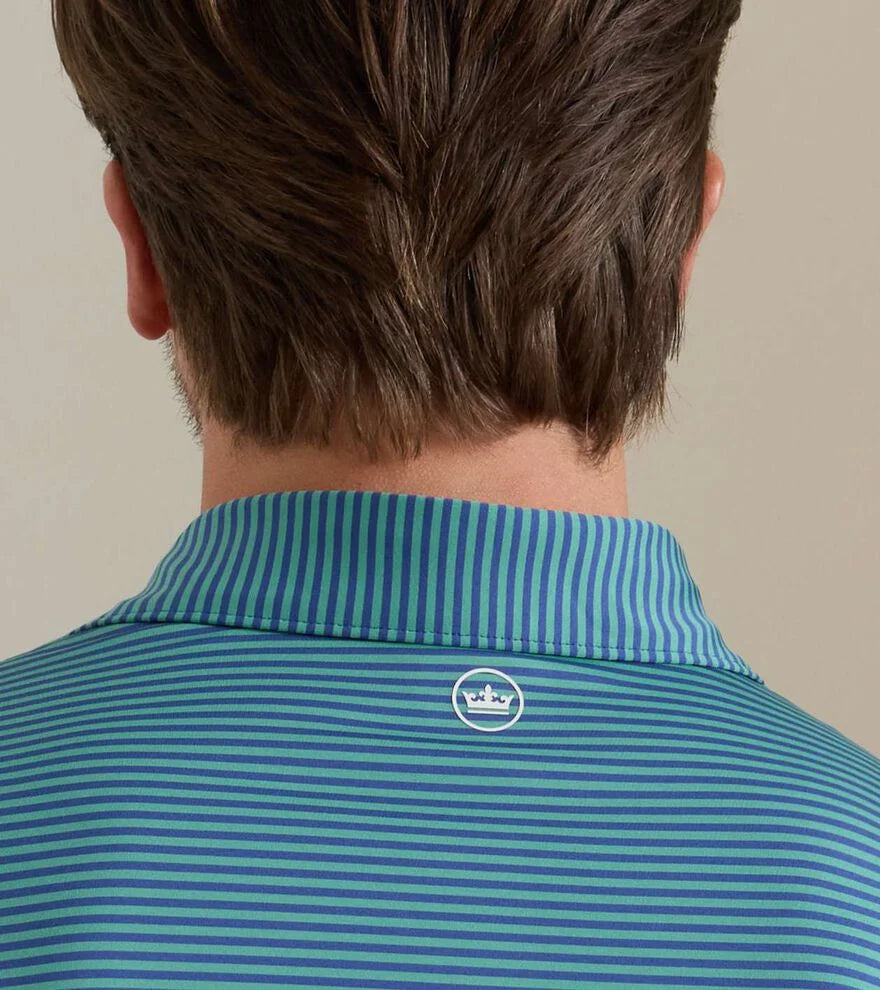 Peter Millar Hales Performance Jersey Polo: Sport Navy