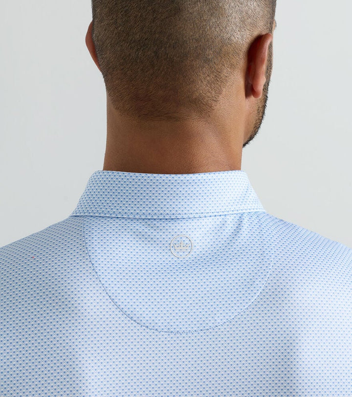 Peter Millar Medina Performance Jersey Polo: Bluebird