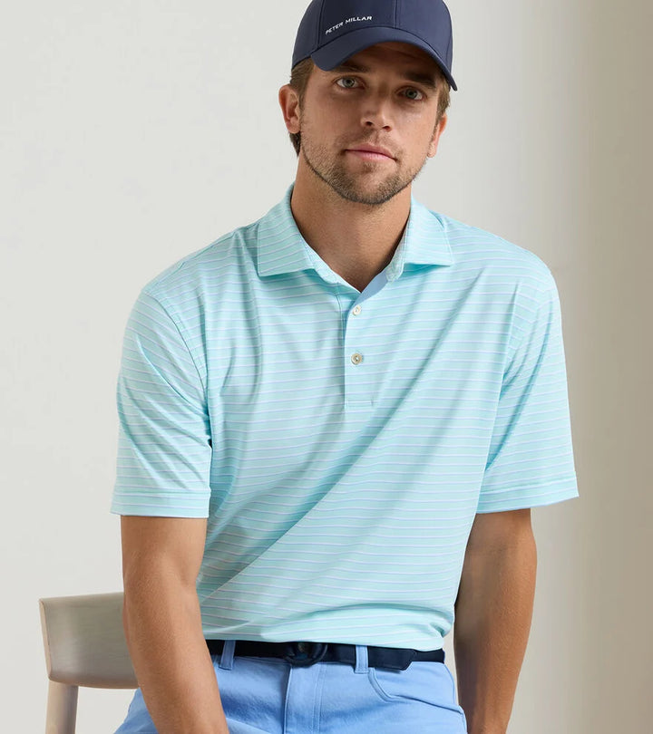 Peter Millar Dunnes Performance Jersey Polo: Clearwater