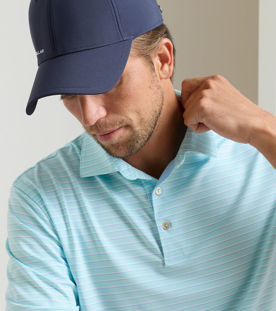 Peter Millar Dunnes Performance Jersey Polo: Clearwater