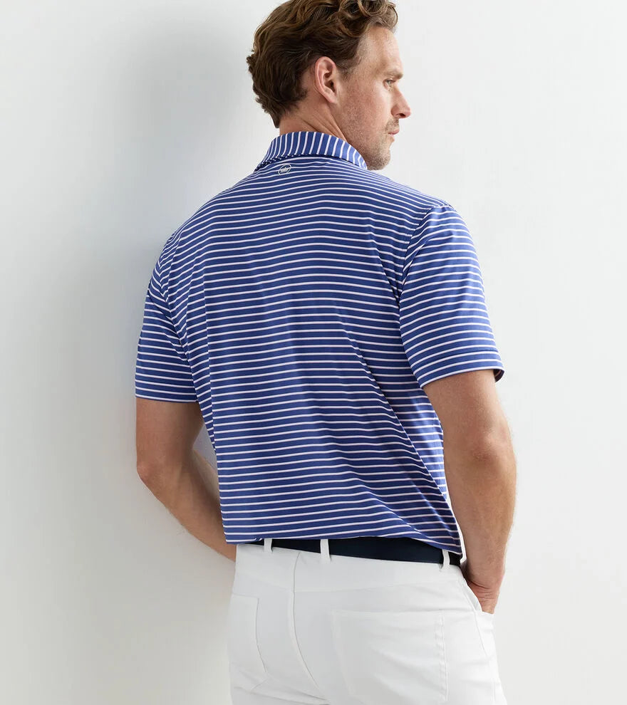 Peter Millar Dunnes Performance Jersey Polo: Sport Navy