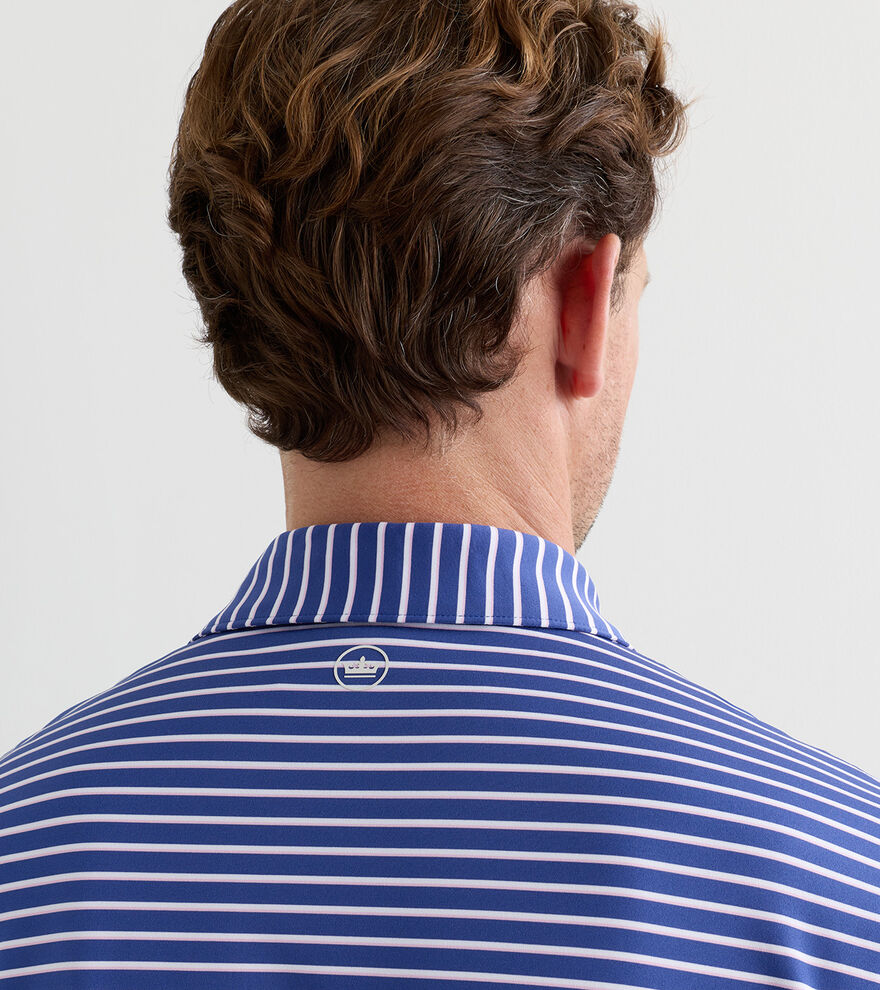 Peter Millar Dunnes Performance Jersey Polo: Sport Navy