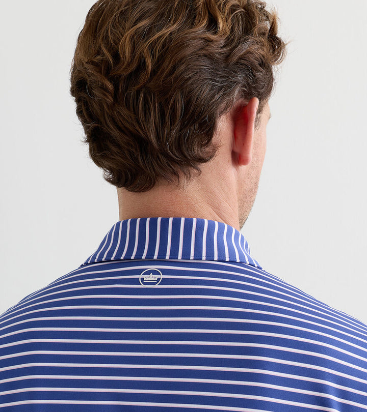 Peter Millar Dunnes Performance Jersey Polo: Sport Navy