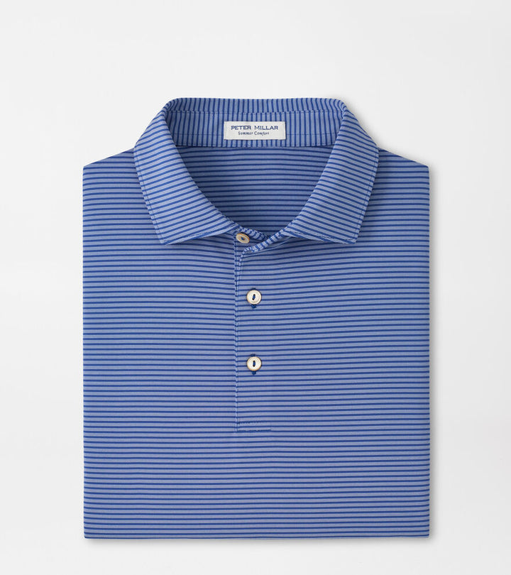 Peter Millar Bolt Performance Jersey Polo: Sport Navy