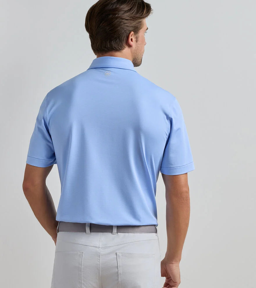 Peter Millar Holden Performance Jersey Polo: Bluebird