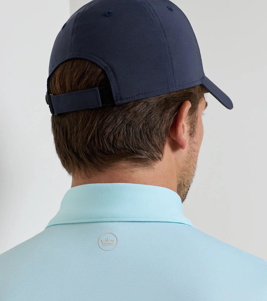 Peter Millar Holden Performance Jersey Polo with Pimento Cheese: Clearwater
