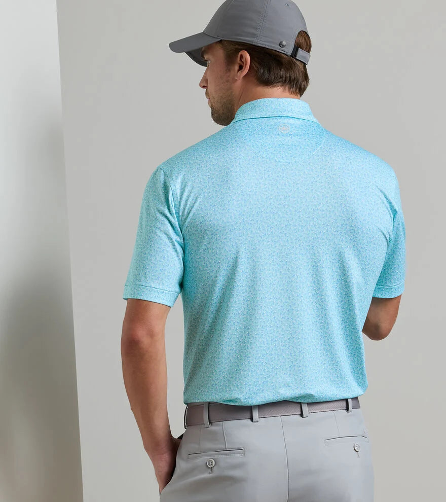 Peter Millar Jellyfish Performance Jersey Polo: Clearwater