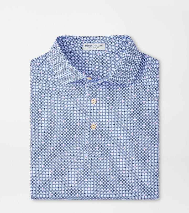 Peter Millar Barrier Performance Jersey Polo: White