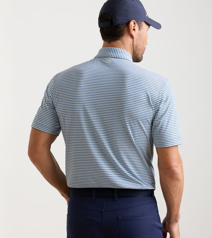 Peter Millar Owens Performance Jersey Polo: Sport Navy