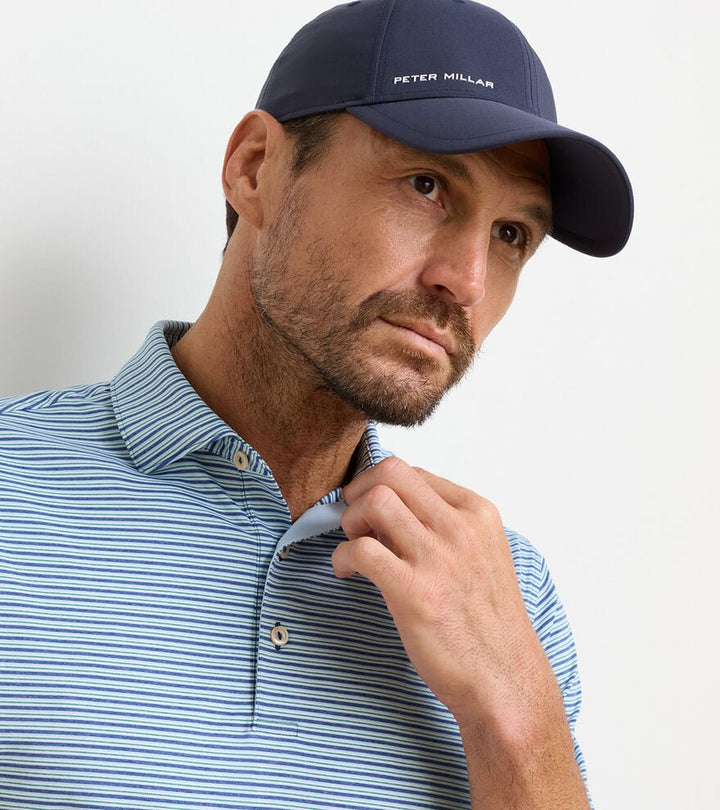 Peter Millar Owens Performance Jersey Polo: Sport Navy