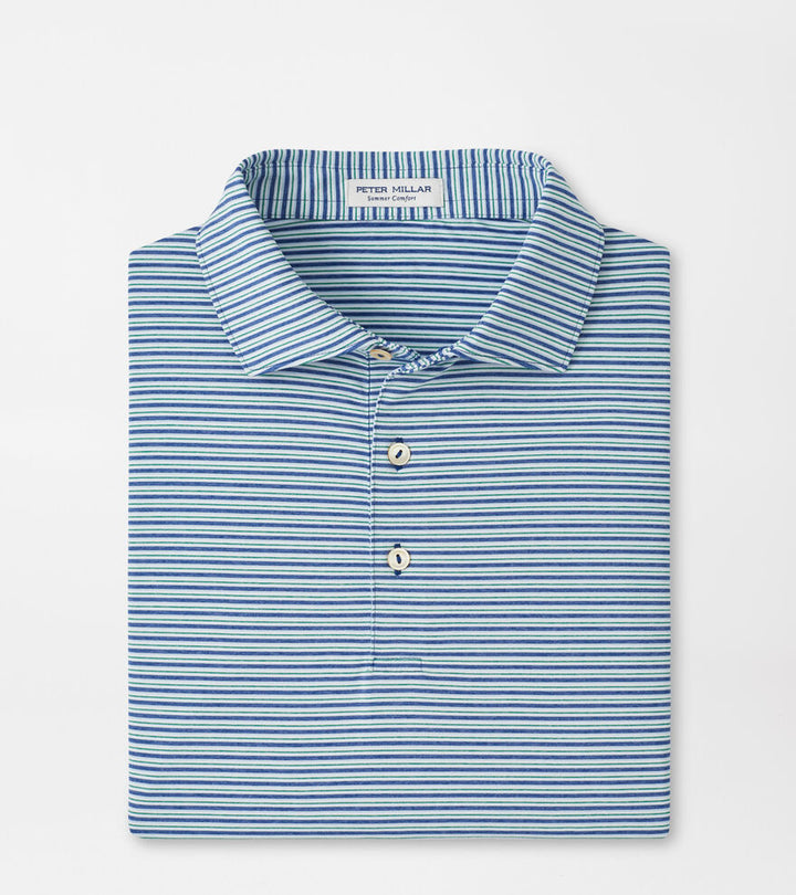 Peter Millar Owens Performance Jersey Polo: Sport Navy