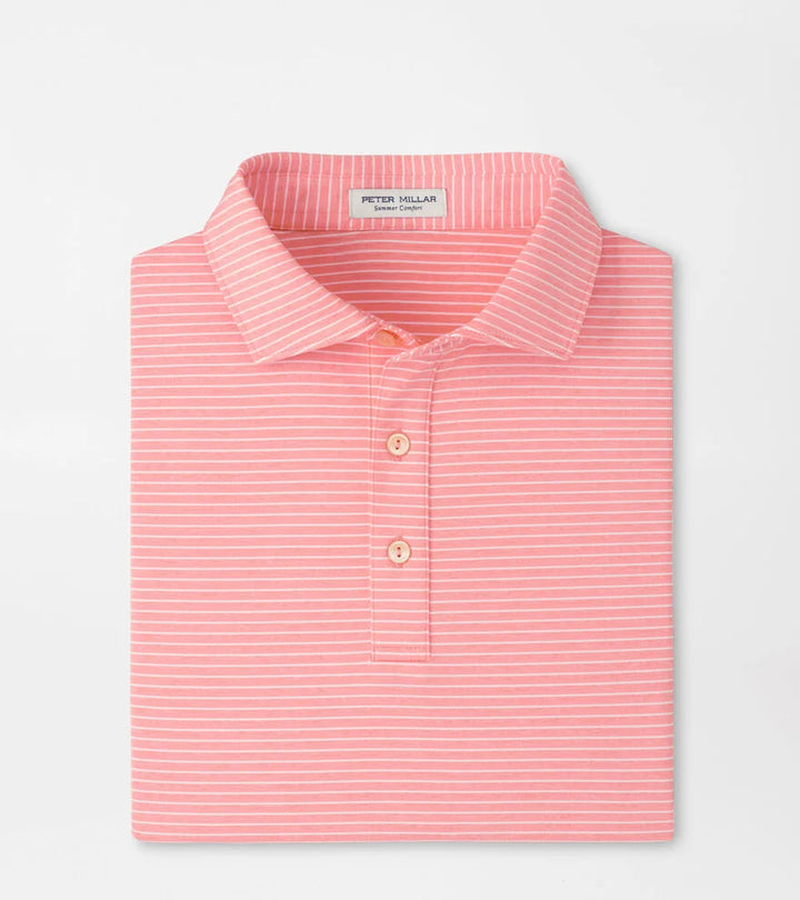 Peter Millar Merion Performance Jersey Polo: Summer Apricot