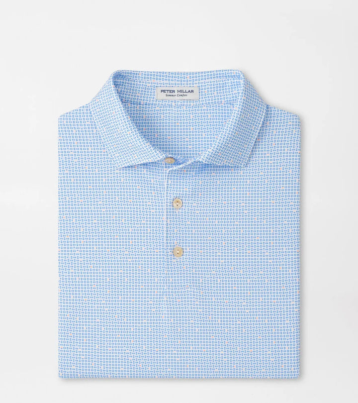 Peter Millar Alta Performance Jersey Polo: White