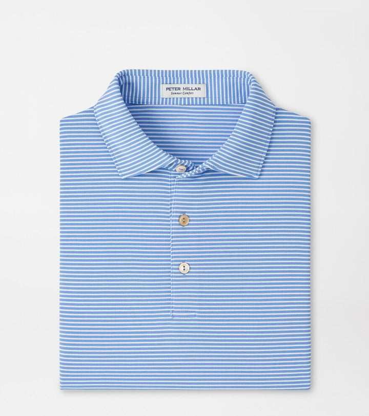 Peter Millar Grace Performance Mesh Polo: Bluebird