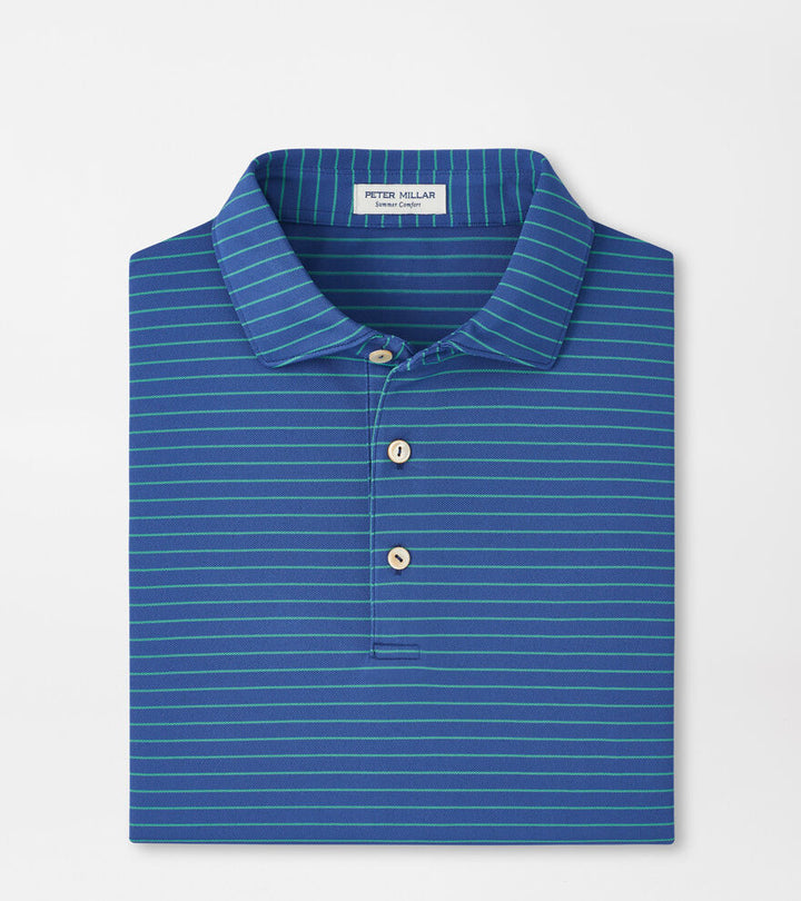 Peter Millar Winston Performance Mesh Polo: Sport Navy