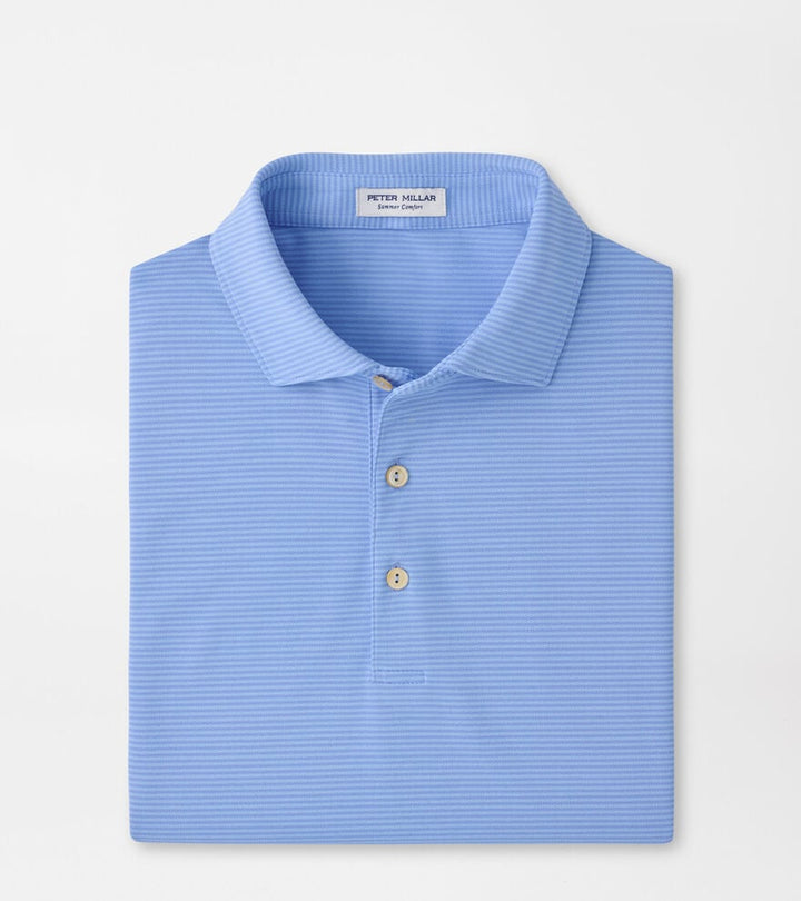 Peter Millar Candor Performance Mesh Polo: Bluebird