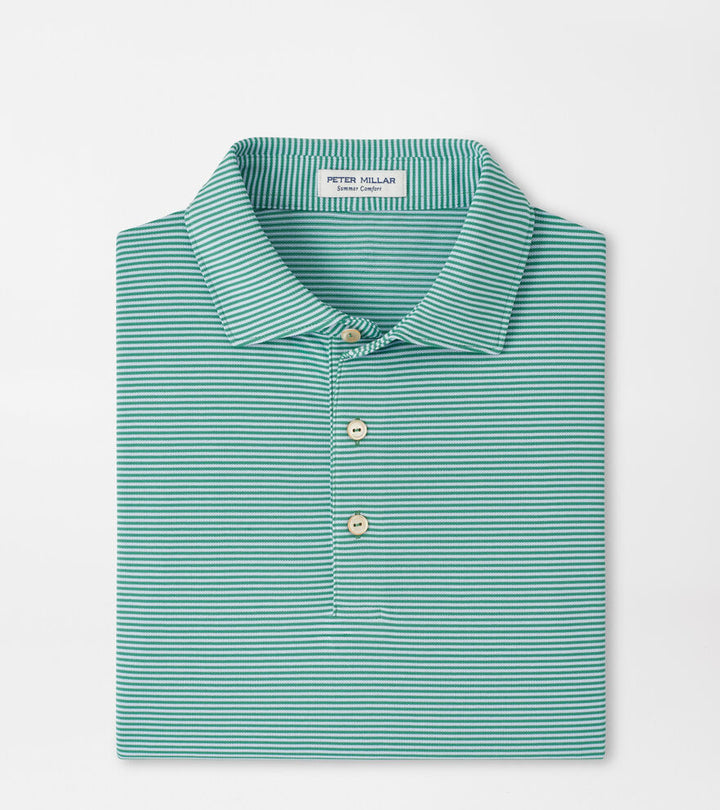 Peter Millar Candor Performance Mesh Polo: Snow Pea