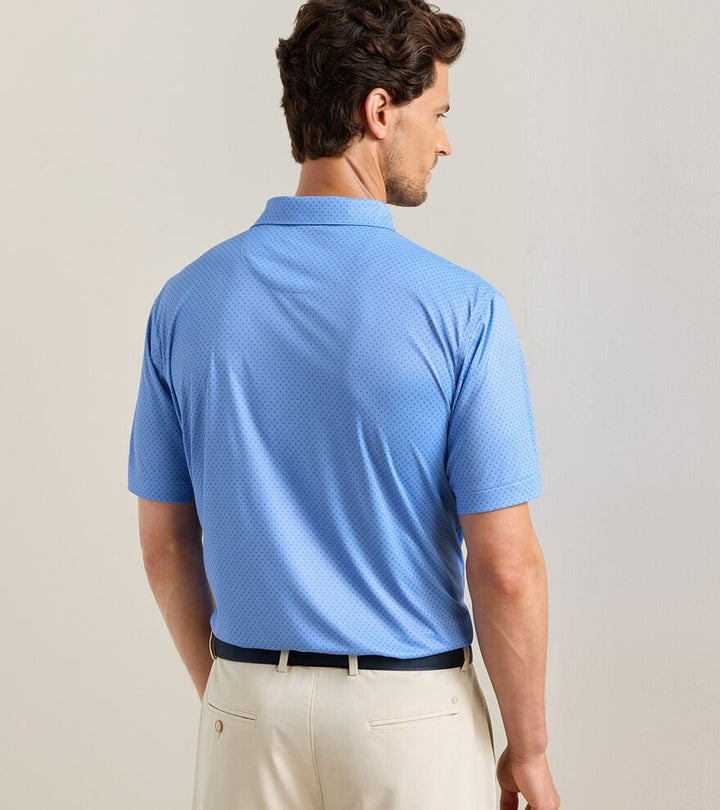 Peter Millar Featherweight Starmount Performance Polo: Bluebird
