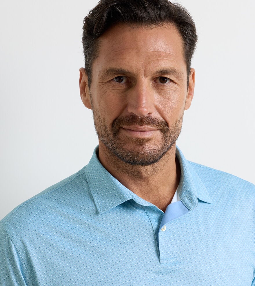 Peter Millar Featherweight Martinis Performance Polo: Seaflower