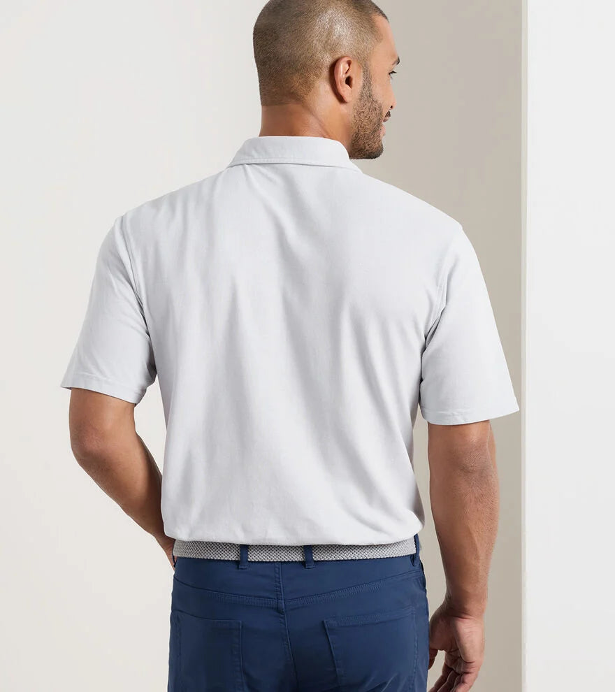 Peter Millar Everyday Piqué Polo: British Grey