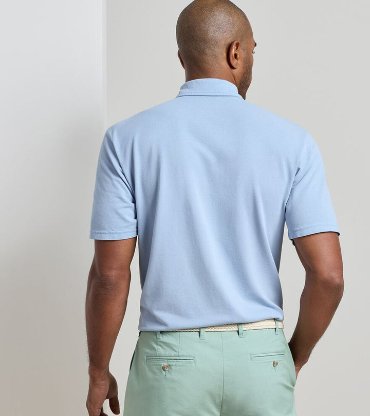 Peter Millar Everyday Piqué Polo: Cottage Blue
