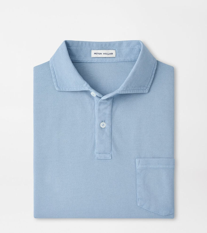 Peter Millar Everyday Piqué Polo: Cottage Blue