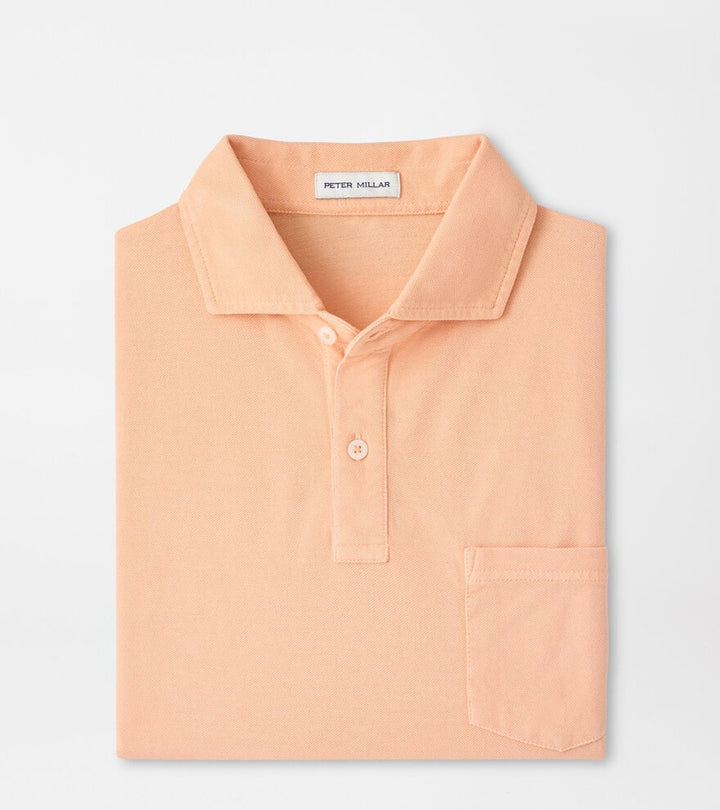 Peter Millar Everyday Piqué Polo: Cosmic Peach