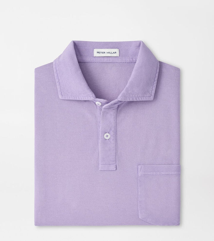 Peter Millar Everyday Piqué Polo: Light Violet