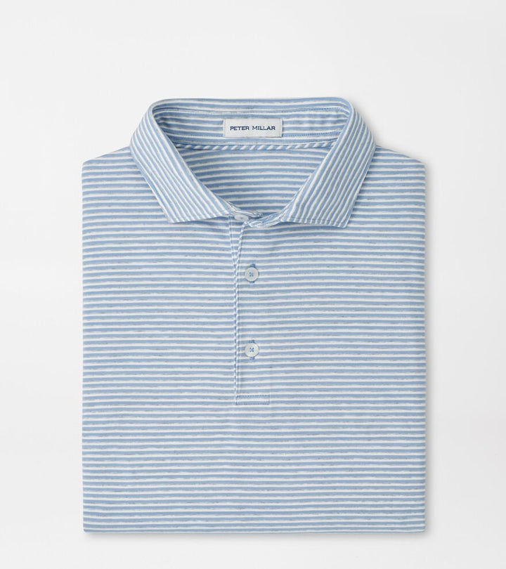 Peter Millar Calvert Crown Flex Cotton Polo: Cloudy Blue