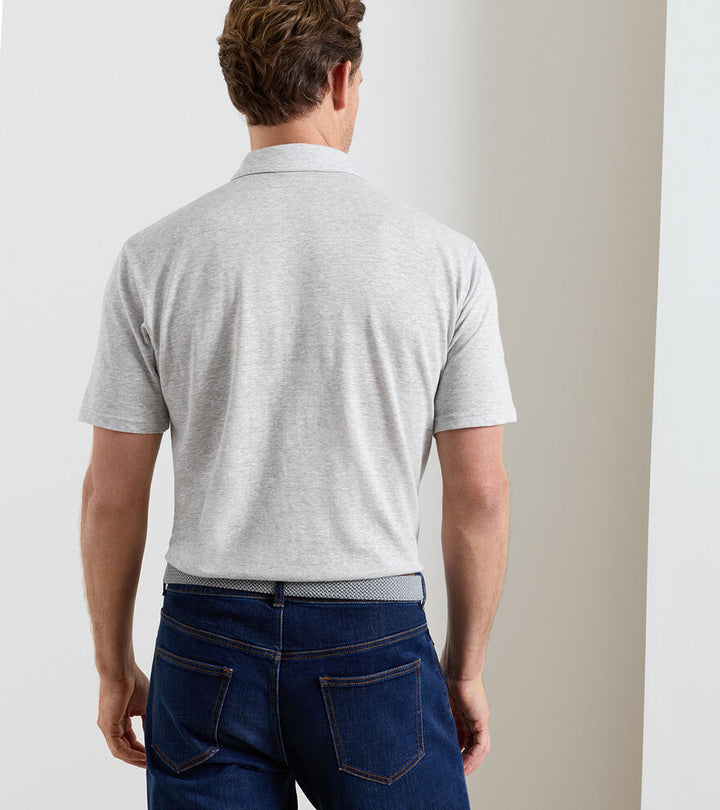 Peter Millar Sanibel Polo: Gale Grey