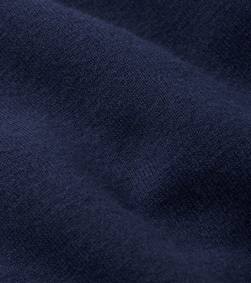 Peter Millar Coolspun Lite Cotton Quarter-Zip Sweater: Navy