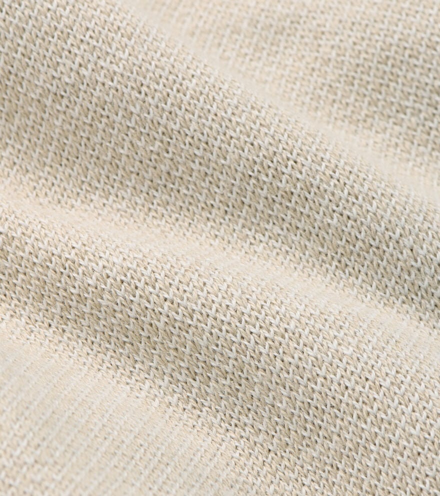 Peter Millar Coolspun Lite Birdseye Cotton Quarter-Zip Sweater: Truffle