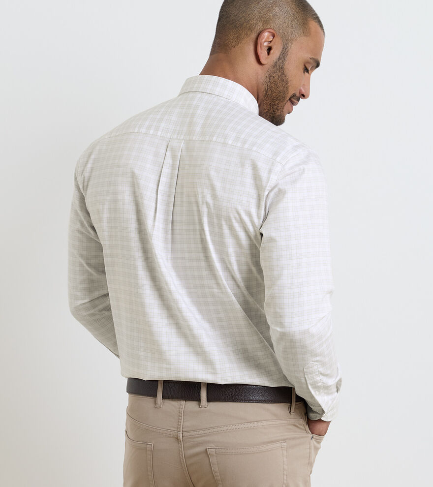 Peter Millar Douglas Crown Lite Cotton-Stretch Sport Shirt: Truffle