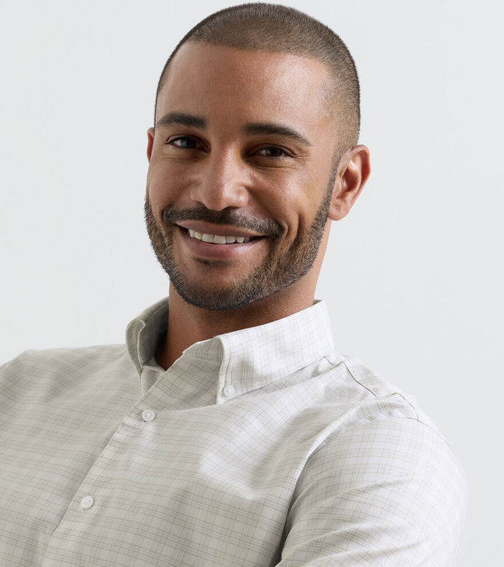 Peter Millar Douglas Crown Lite Cotton-Stretch Sport Shirt: Truffle