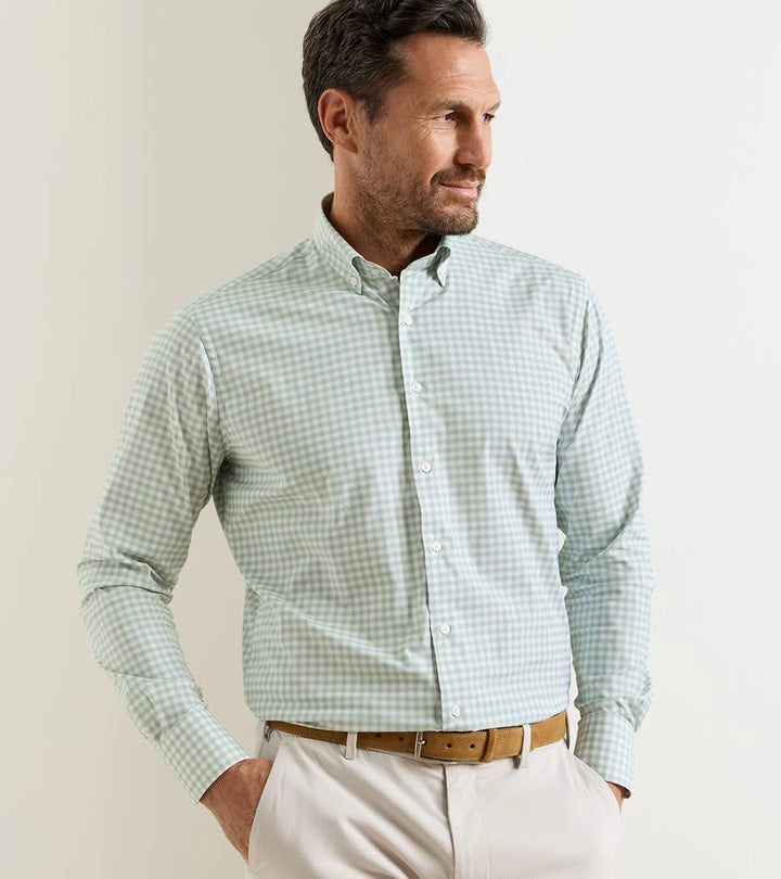 Peter Millar Lewis Performance Twill Sport Shirt: Grandview