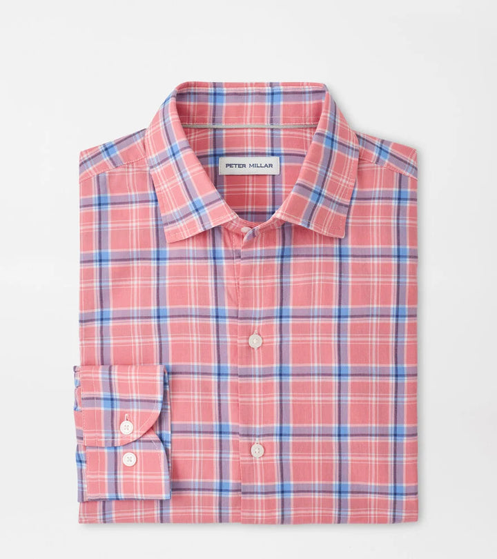 Peter Millar Triton Cotton Lyocell Sport Shirt: Venetian Pink