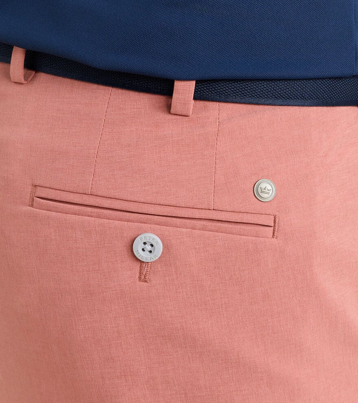 Peter Millar Crown Crafted Surge Performance Short: Faded Scarlet