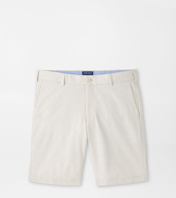Peter Millar Crown Crafted Surge Linen-Blend Performance Short: Truffle