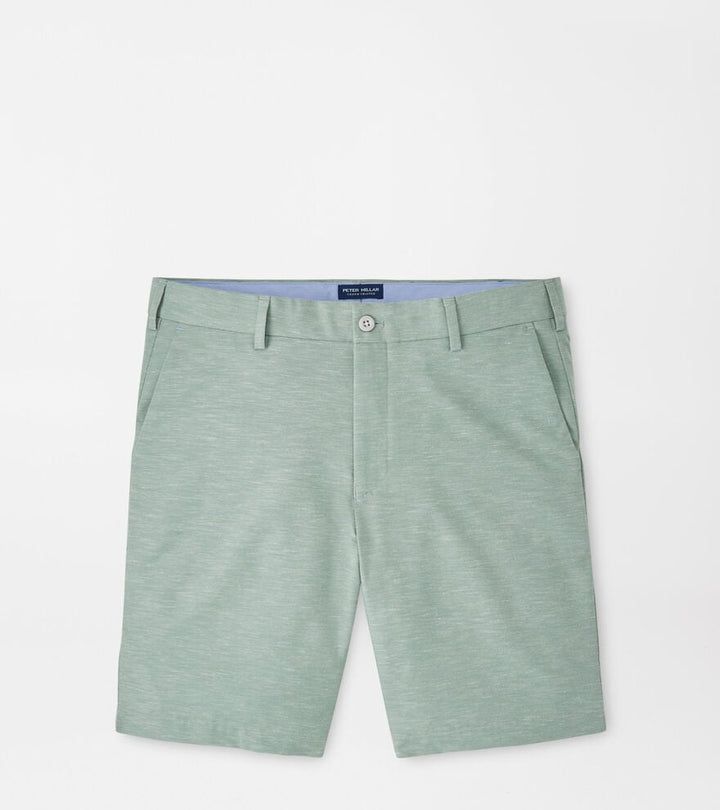 Peter Millar Crown Crafted Surge Linen-Blend Performance Short: Willow