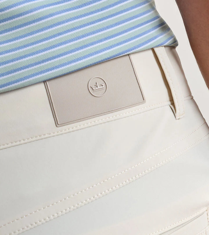 Peter Millar Bingham Performance Five-Pocket Pant: British Cream
