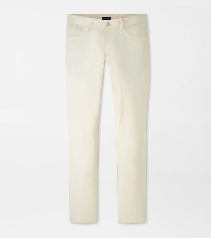 Peter Millar Bingham Performance Five-Pocket Pant: British Cream