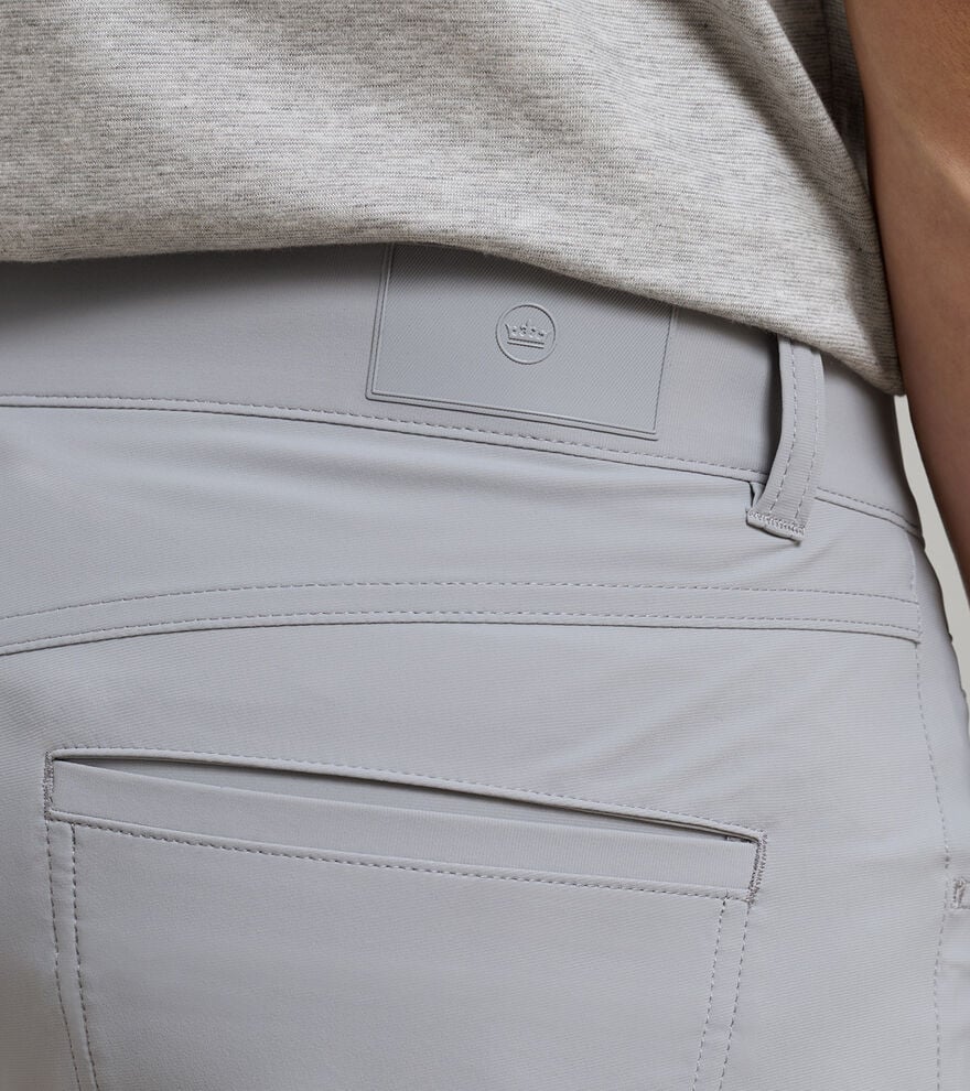 Peter Millar Bingham Performance Five-Pocket Pant: Gale Grey