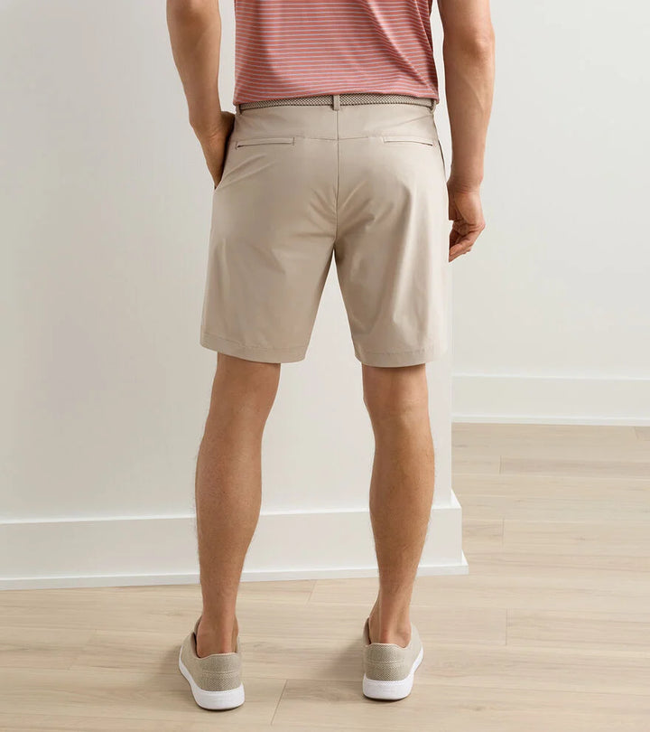 Peter Millar Crown Crafted Bingham Performance Short: Khaki