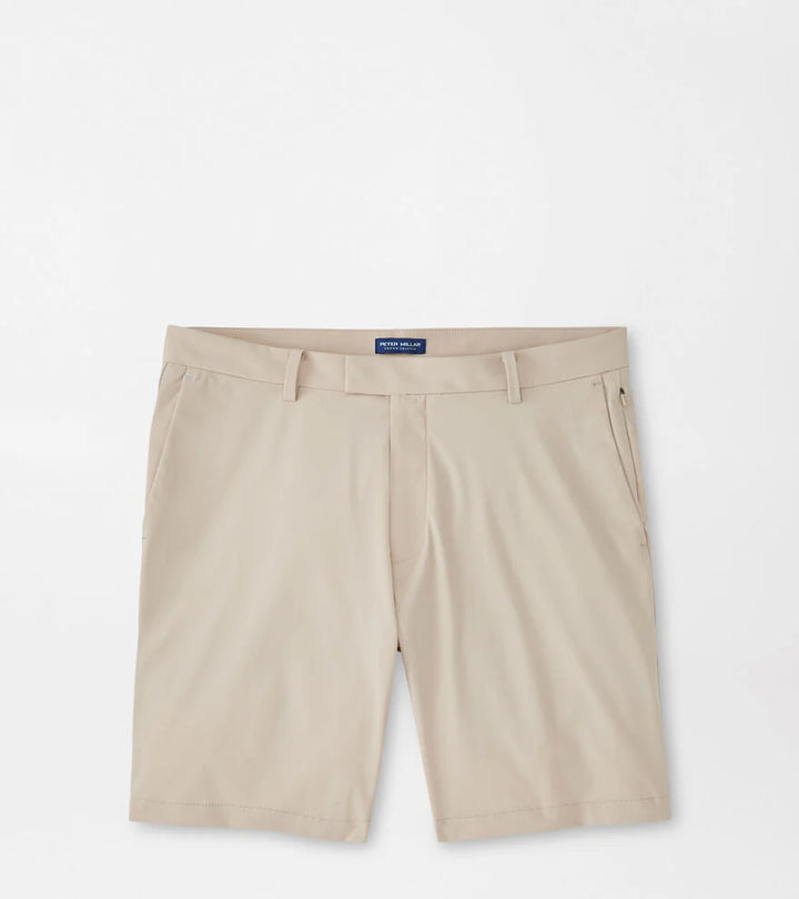 Peter Millar Crown Crafted Bingham Performance Short: Khaki