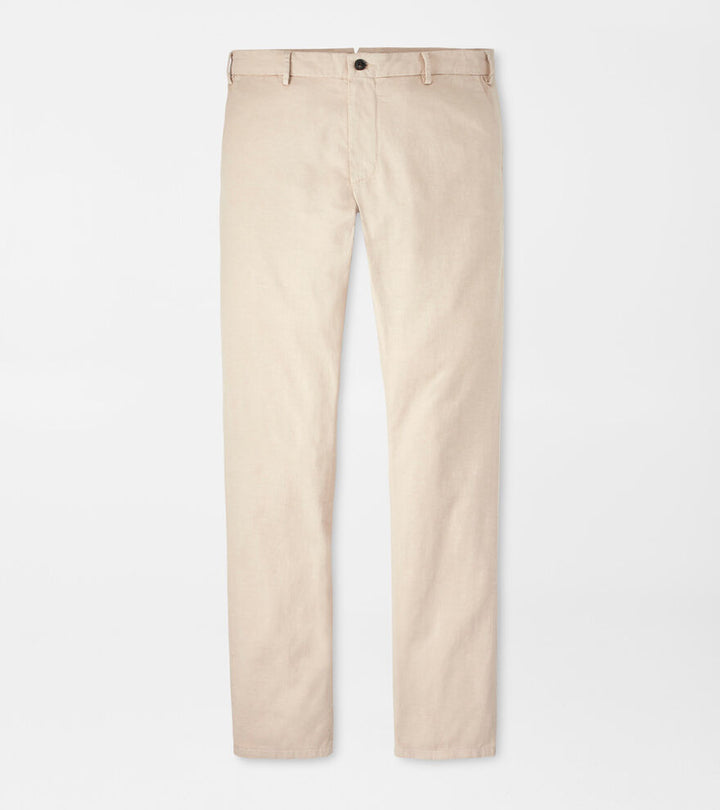 Peter Millar Crown Crafted Somerset Flat Front Pant: Sand