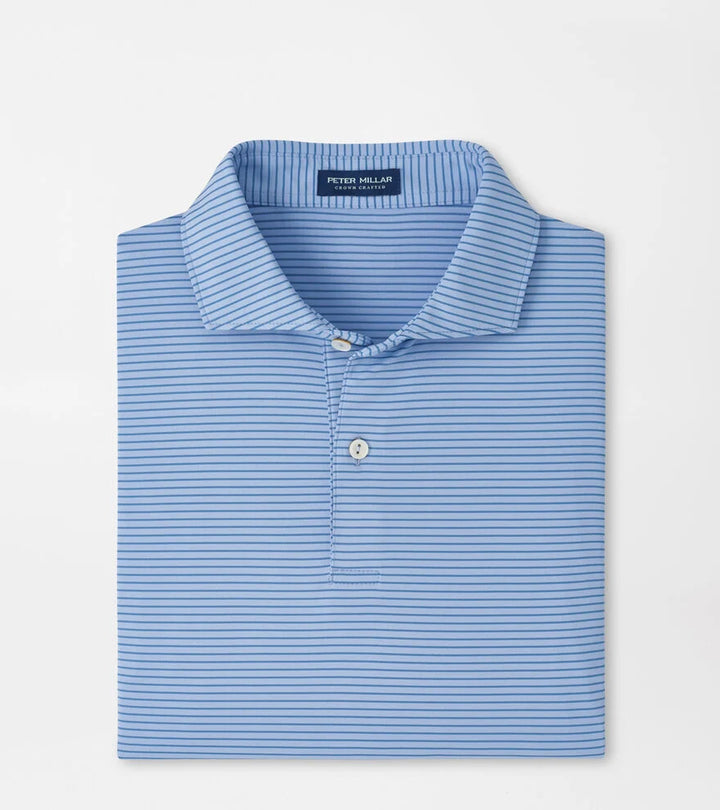 Peter Millar Crown Crafted Ballad Performance Jersey Polo: Iris Mist