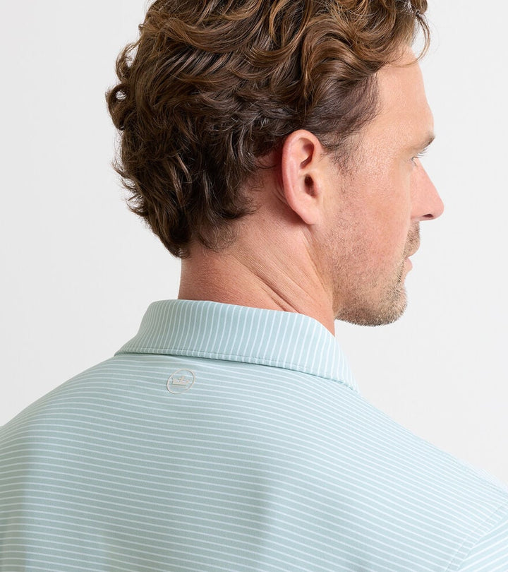 Peter Millar Crown Crafted Ballad Performance Jersey Polo: Light Willow