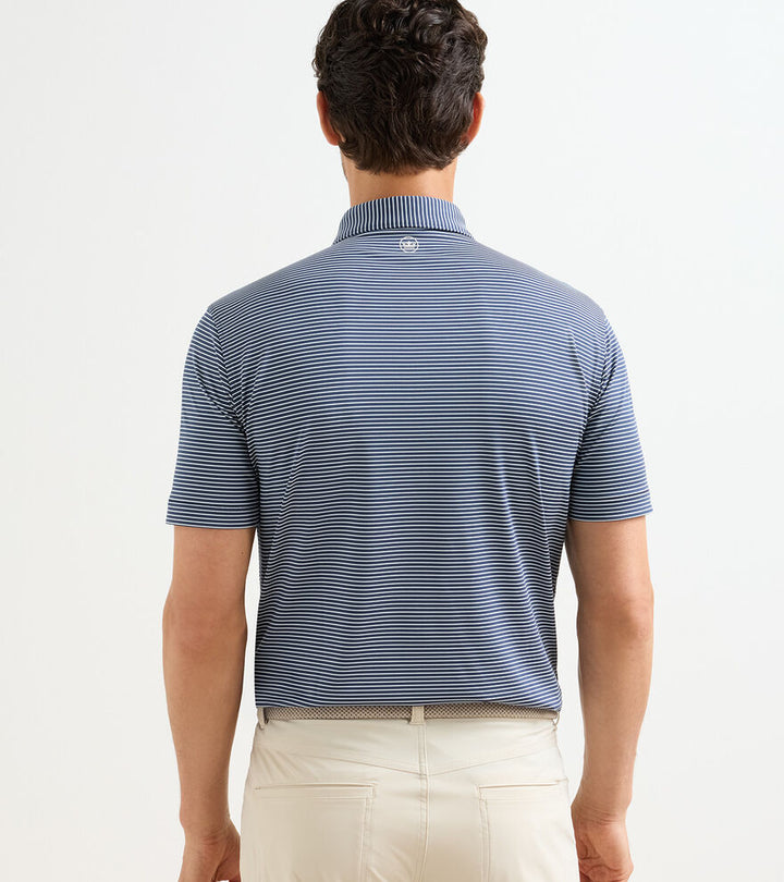 Peter Millar Crown Crafted Ballad Performance Jersey Polo: Navy